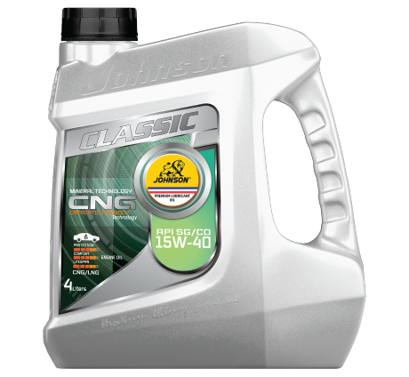 Johnson CNG Classic 4LTR 15W-40